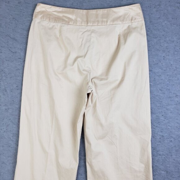ESCADA Sport Pants Trousers Ivory size 38 Pockets Silky Cotton Blend Stretch - Picture 9 of 14